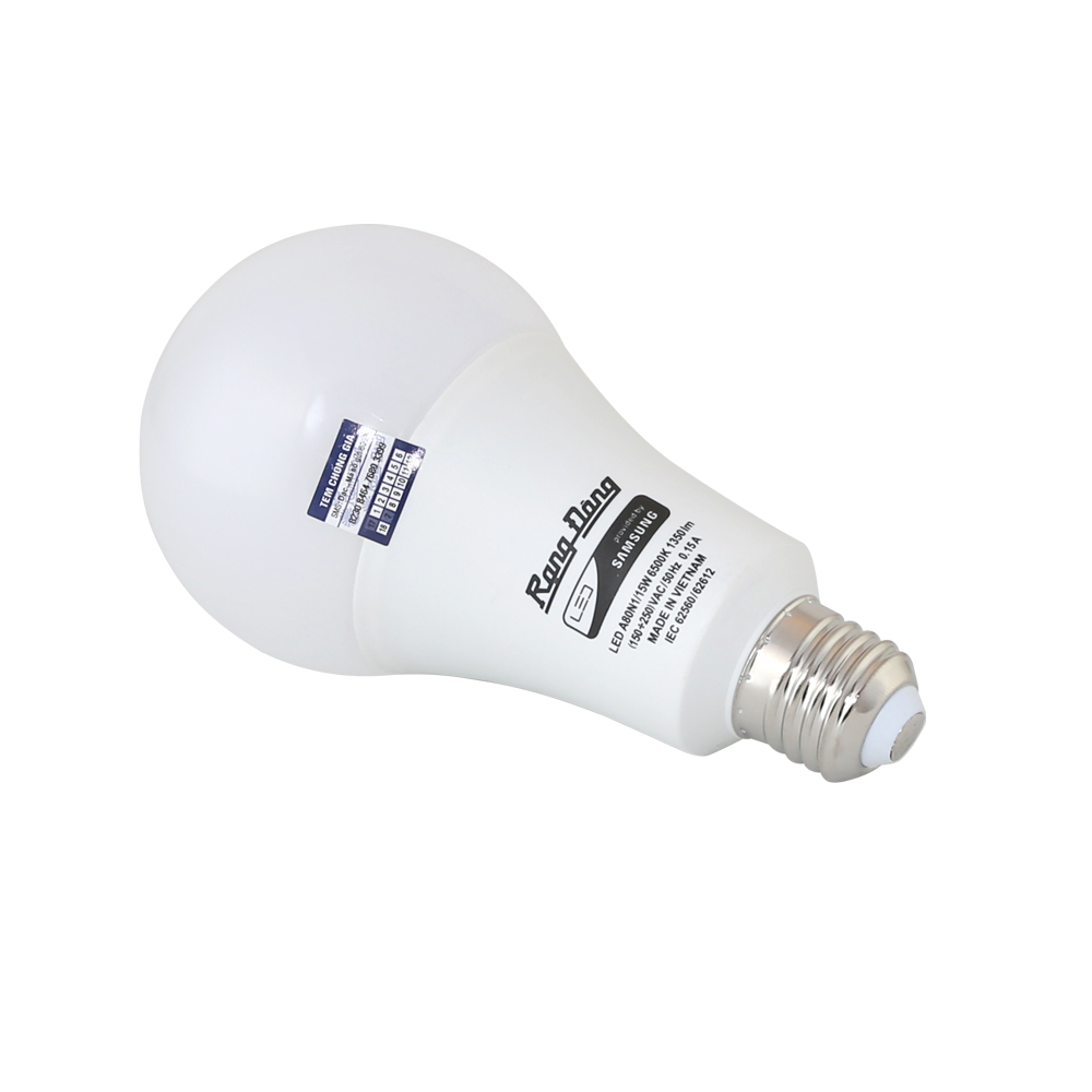 Bóng đèn LED BULB tròn 15W Rạng Đông, chip LED Samsung (LED A80N1/15W.H)