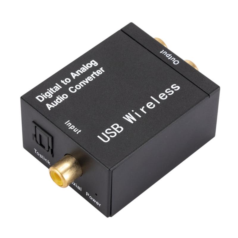 DAC Bộ Chuyển Đổi Âm Thanh Kỹ Thuật Số Sang Analog Bluetooth 4.0 Sợi Quang Toslink Đồng Trục Tín Hiệu RCA R/L Bộ Giải Mã Âm Thanh DAC Khuếch Đại