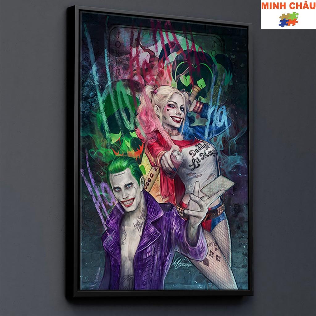 Tranh Canvas | Tranh treo tường trang trí SIÊU ANH HÙNG -THE JOKER 9