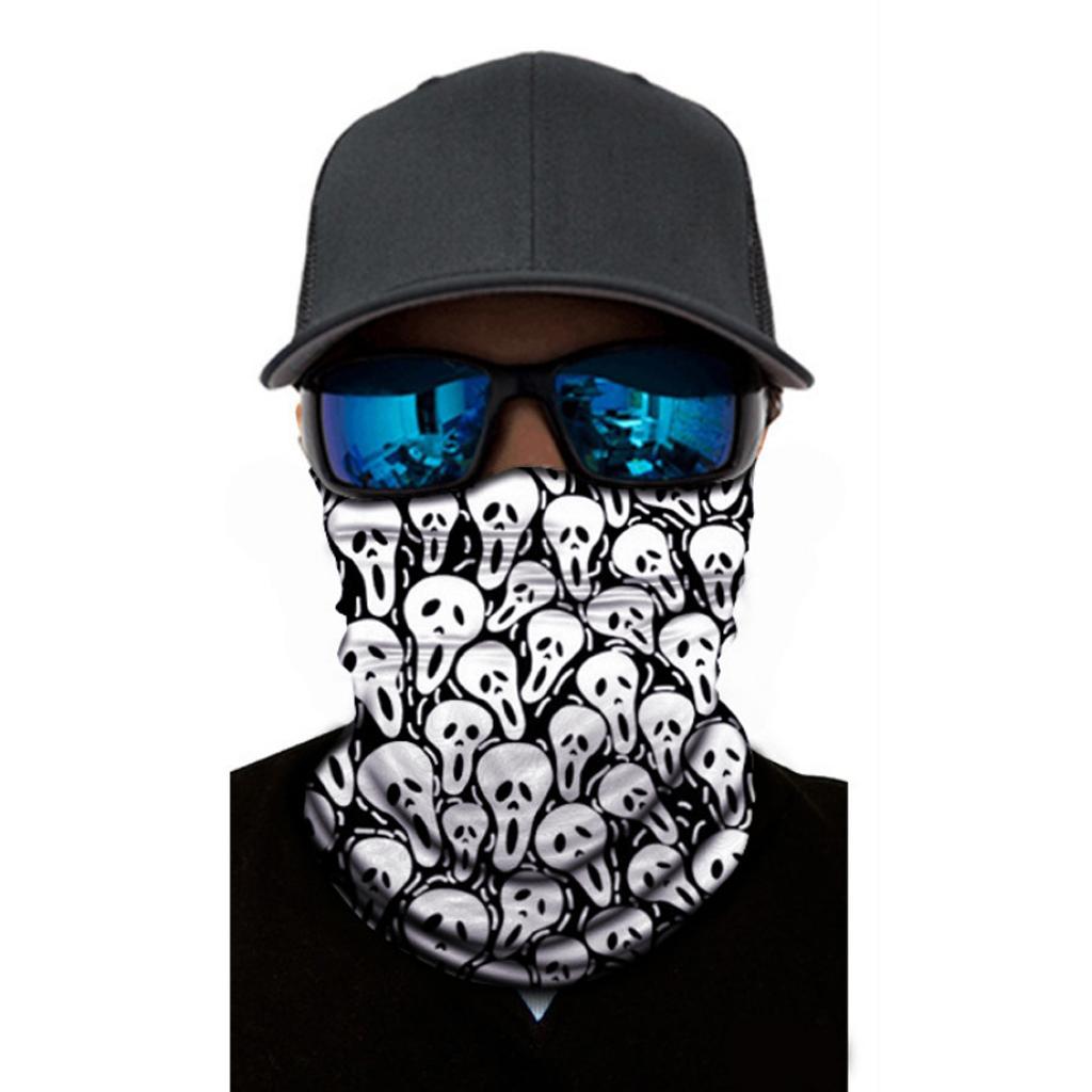 Warmer Skull Neck Face Mask Bandana Bike Riding Head Scarf Ski Headband