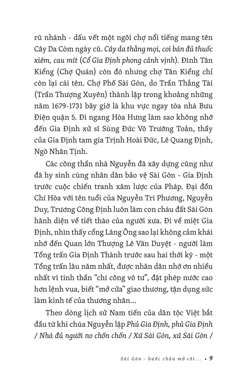 Sách - Sài Gòn - Đi Qua Ký Ức