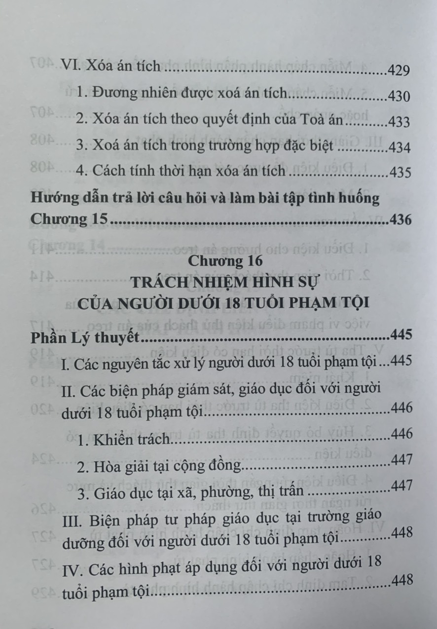 Hướng dẫn môn học Luật hình sự - Tập 1