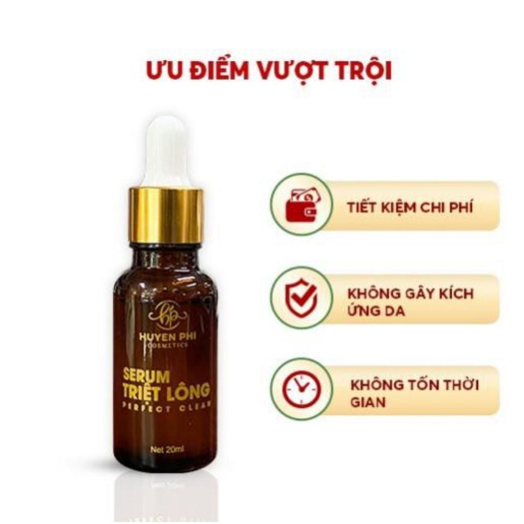 SERUM TRIỆT LÔNG VĨNH VIỄN an toàn, không đau rát, làm mềm mịn da