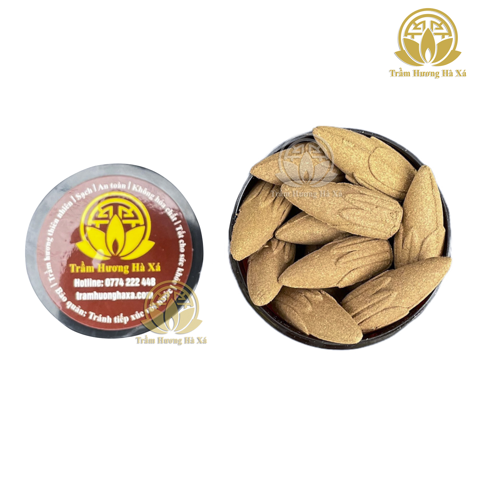 Nhang nụ trầm hương HÀ XÁ xông nhà 100g đồ thờ cúng phong thủy, tẩy uế, xua đuổi vận xui, thu hút nguồn năng lượng tích cực, thanh lọc không khí, an toàn cho sức khỏe