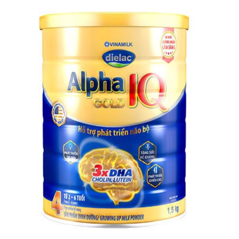 HỘP SỮA BỘT VINAMILK DIELAC ALPHA GOLD IQ 4 ̣