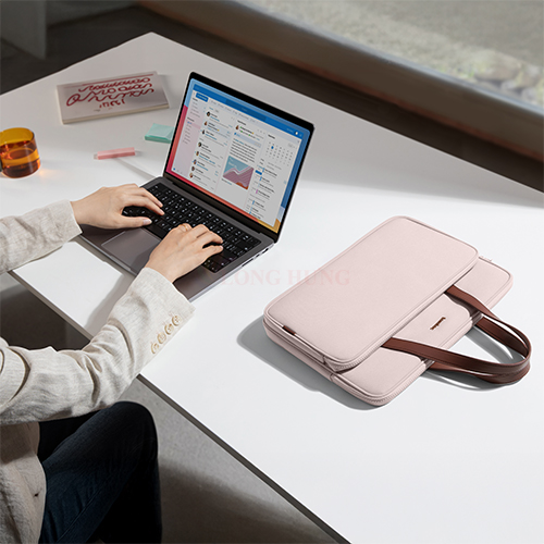Túi xách chống sốc Tomtoc TheHer-A11 Laptop Handbag Mbook 13.5 inch H21/A11D3 - Hàng chính hãng