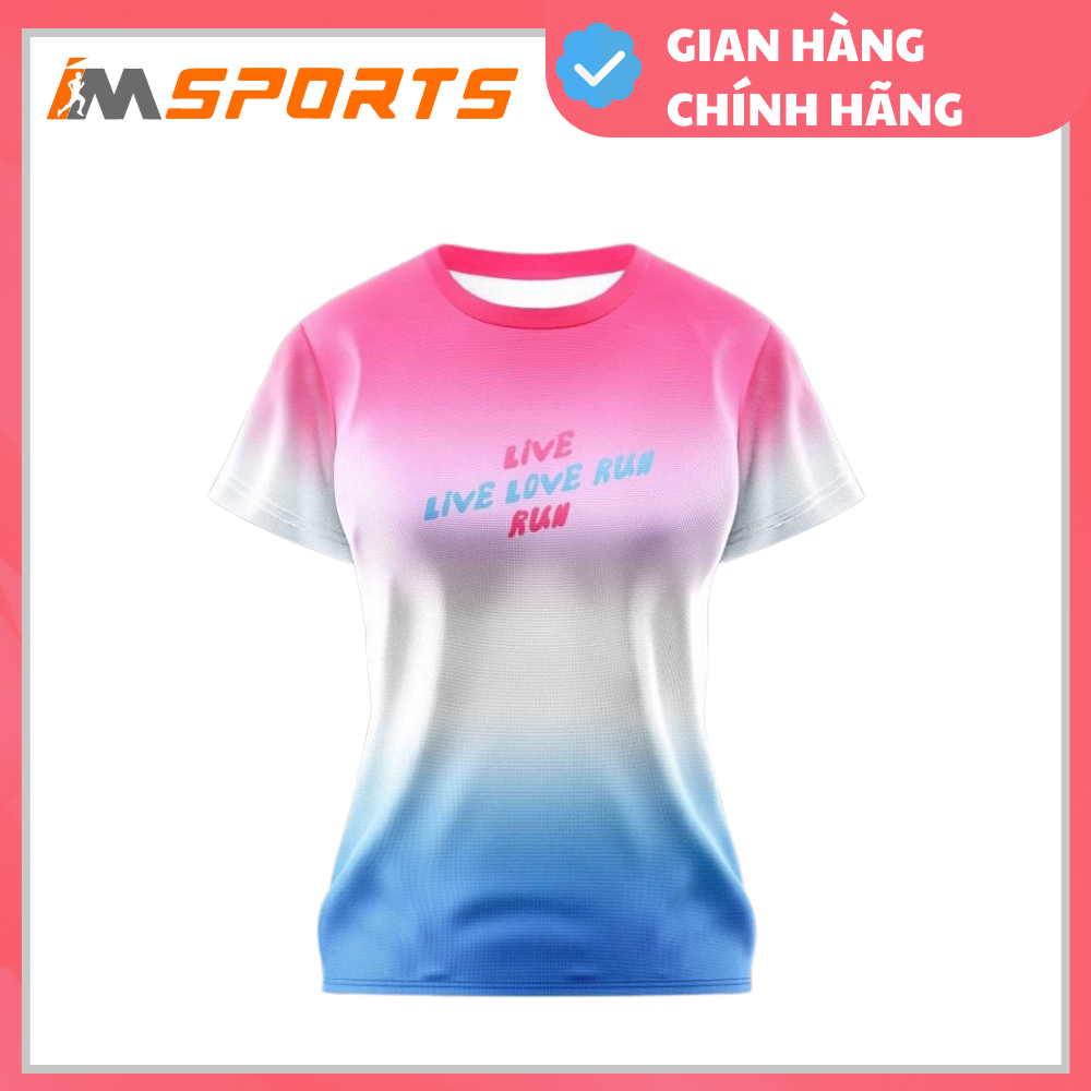 ÁO CHẠY BỘ IMSPORTS - T-SHIRT NỮ - LIVE LOVE RUN