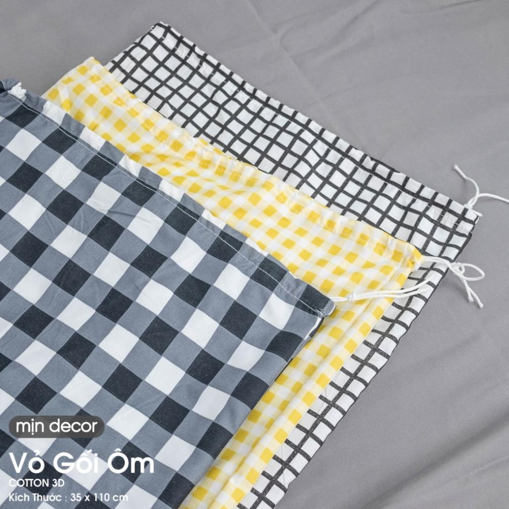 Vỏ gối ôm cotton  kích thước 35x110cm nhiều mẫu mã đa dạng