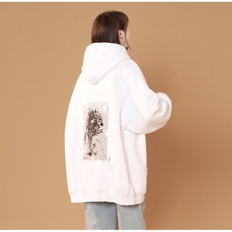 HOODIE | Áo Hoodie Nam Nữ Basic Form Rộng Oversize Có Mũ 3 Màu Basic Vải Nỉ Đẹp Không Xù Unisex Ulzzang