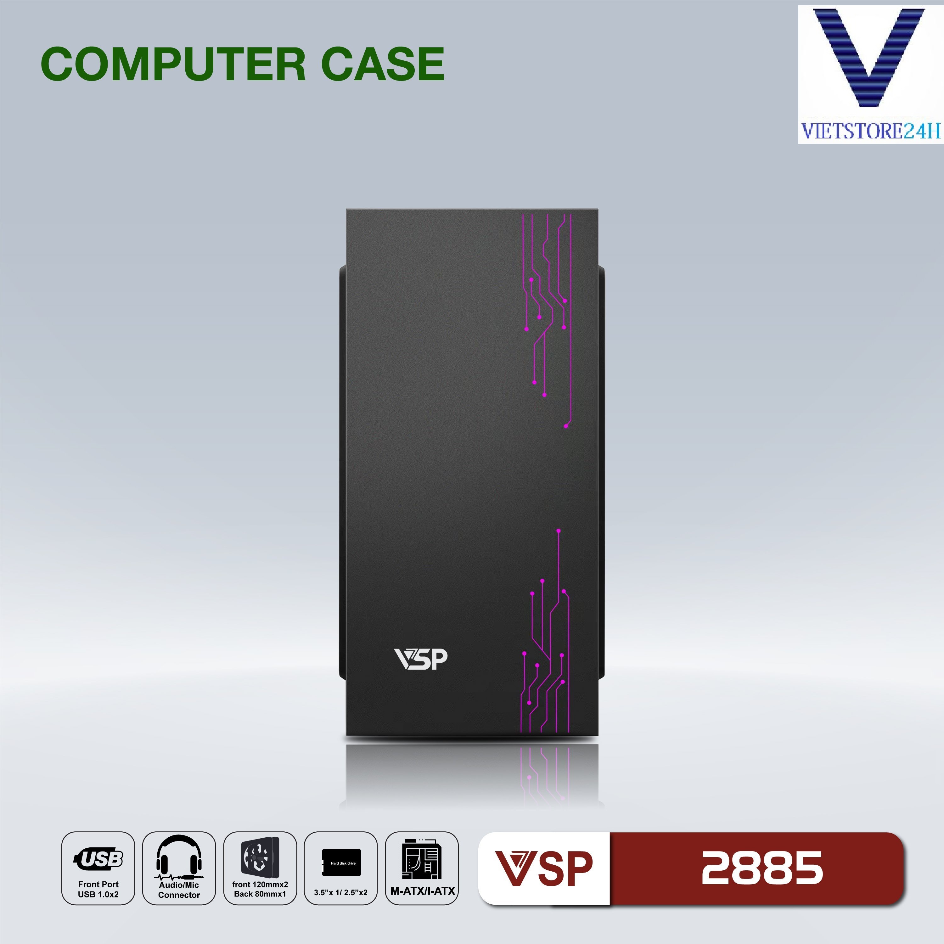 Vỏ Case VSP 2885 - Hàng Chính Hãng