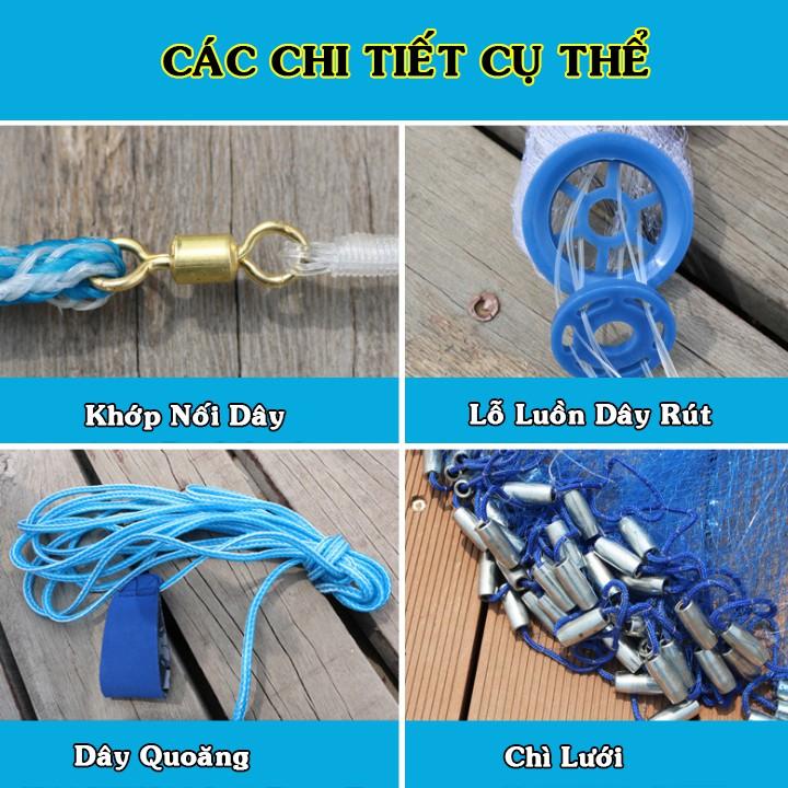 Chài lưới đánh cá 3m