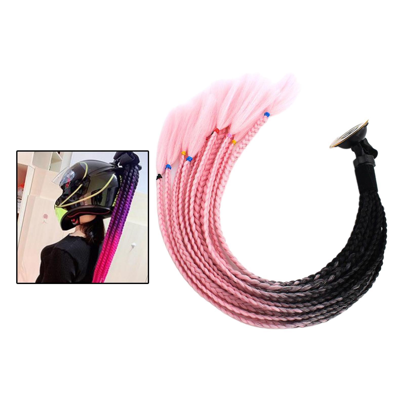 2X 55cm Hair   Gradient Ponytail for Motorcycle