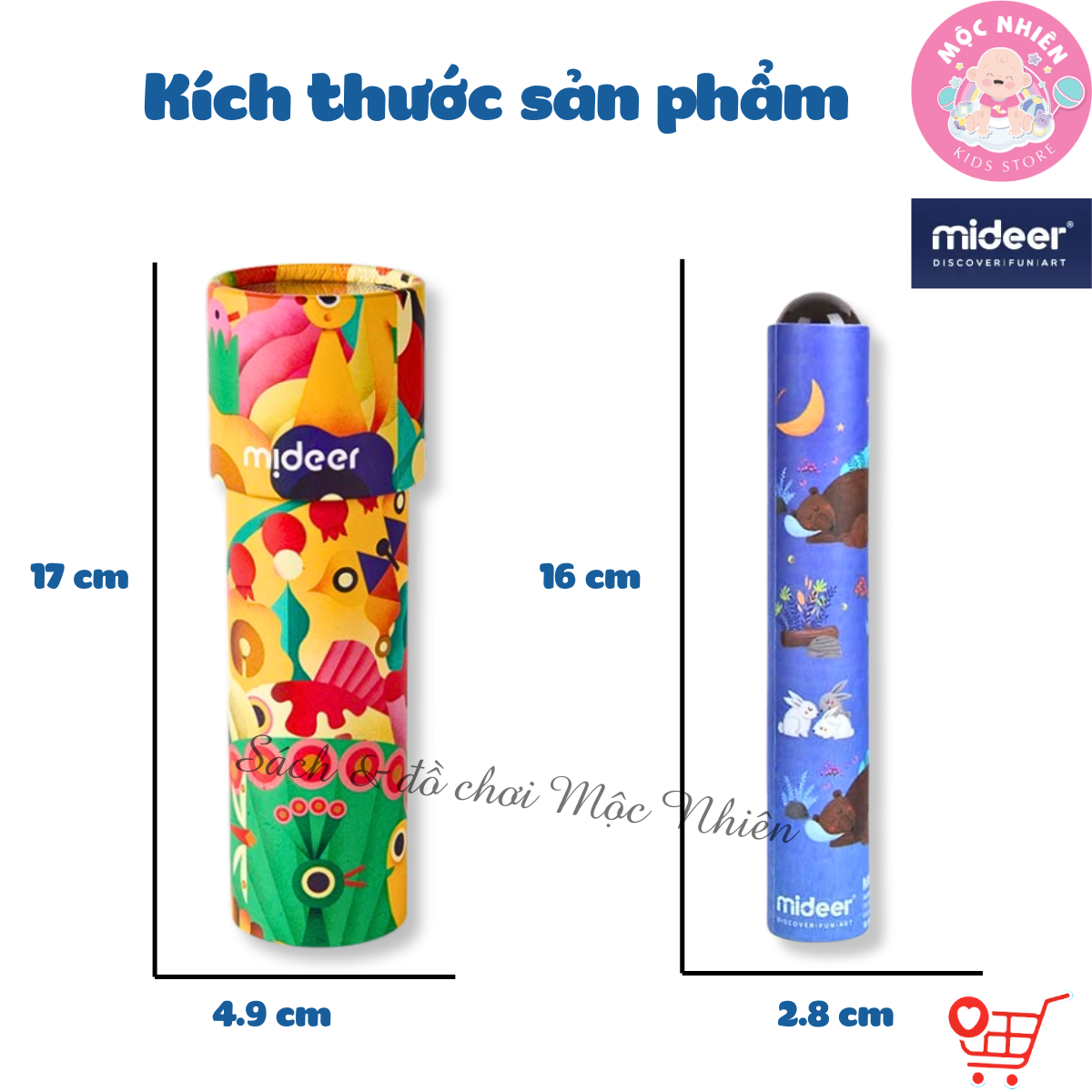 Đồ chơi sáng tạo Kính vạn hoa Magic Kaleidoscope - chính hãng MIDEER