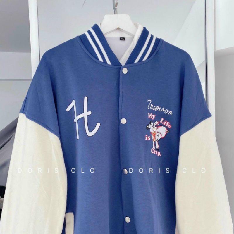 Áo Khoác Bomber Nam Nữ - Áo Khoác Nỉ Uniex hoodie phối màu Siêu Hot -( kèm ảnh