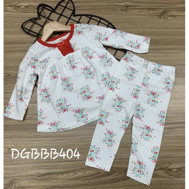Bộ dài tay bé gái hàng xuất xịn - Bộ quần áo trẻ em