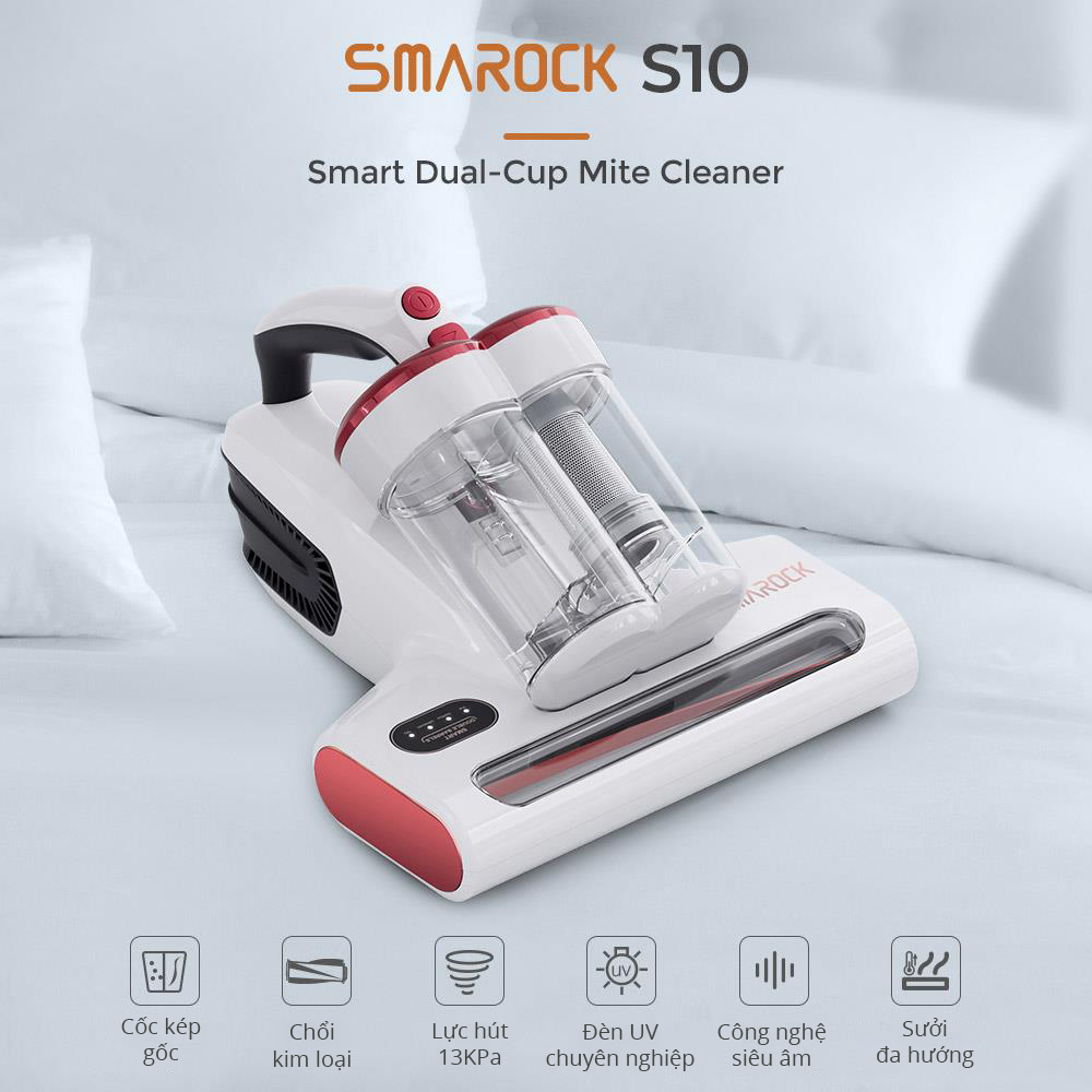 Máy hút đệm diệt khuẩn thông minh Smarock S10 - Hàng chính hãng