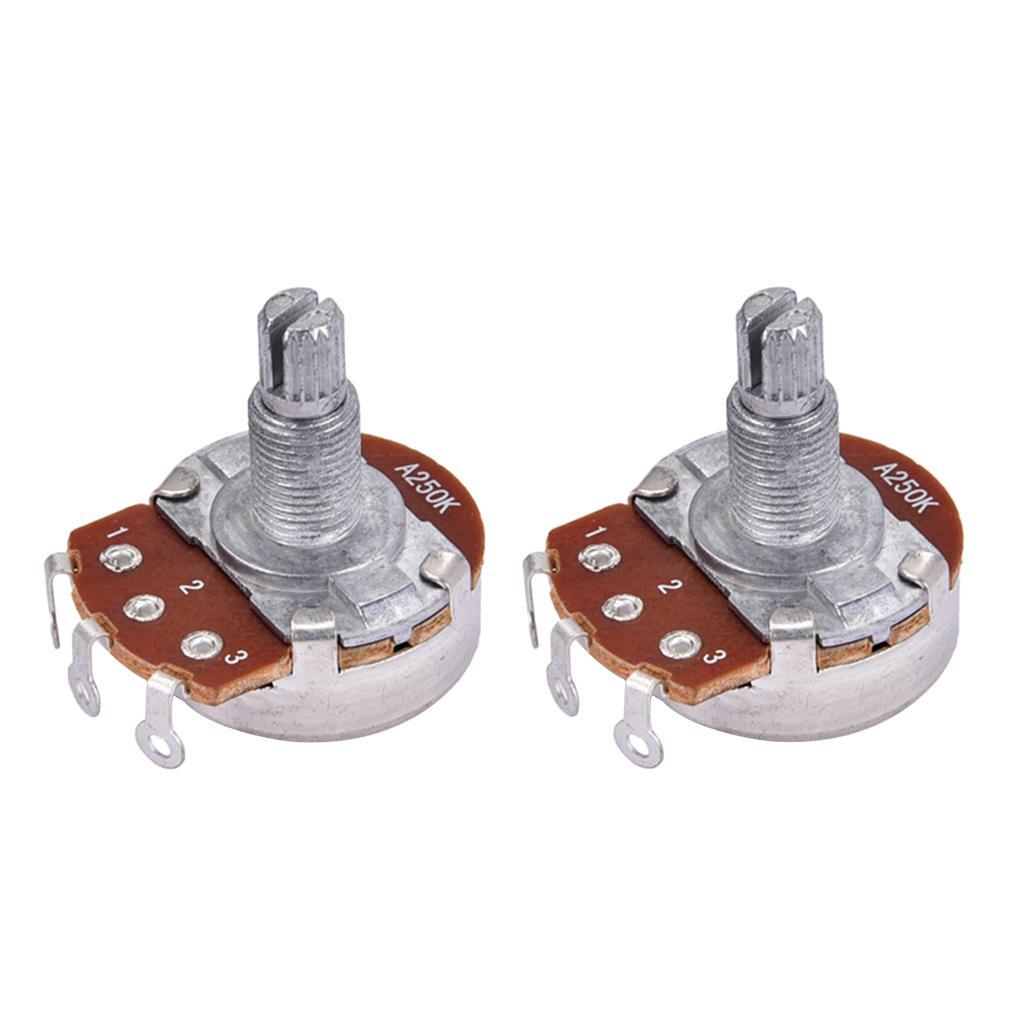 A250K Audio   Potentiometer Pot for Electric Bass Accessory Pack of 2