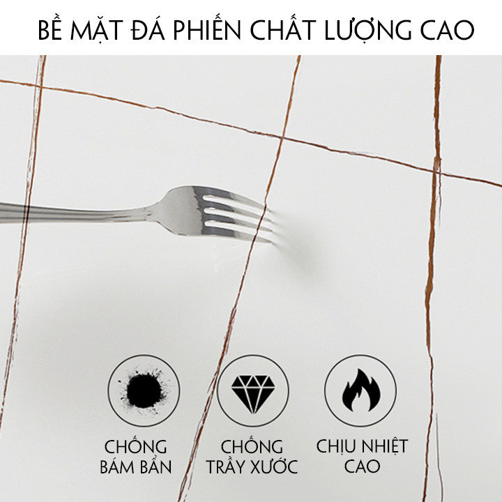 Bàn ăn bằng đá cẩm thạch T379 phong cách Châu Âu 120cm