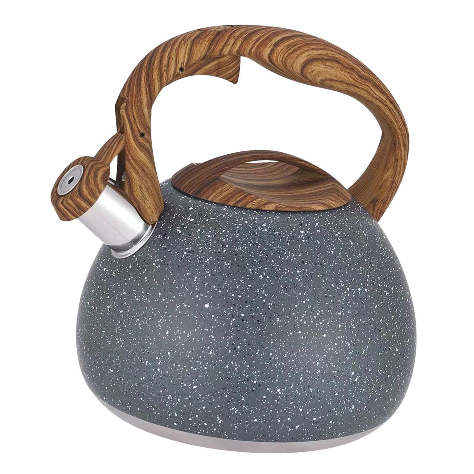 Whistle Tea Pot Anti-Scald Handle Teapot for Tea Coffee Milk Gas Induction