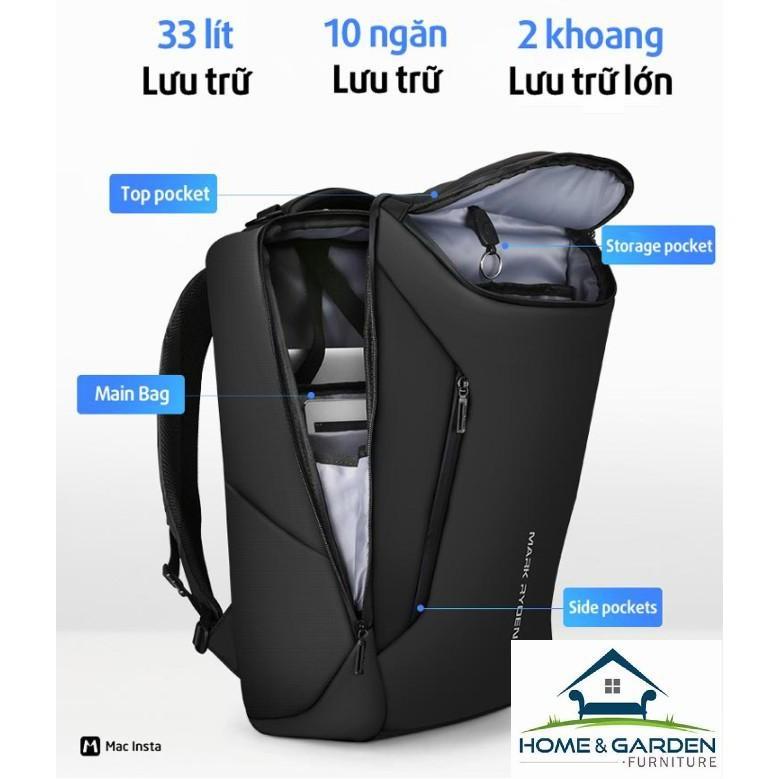 Balo thời trang Mark Ryden cao cấp siêu chống nước và không bị ăn nắng gây tổn hại cho balo