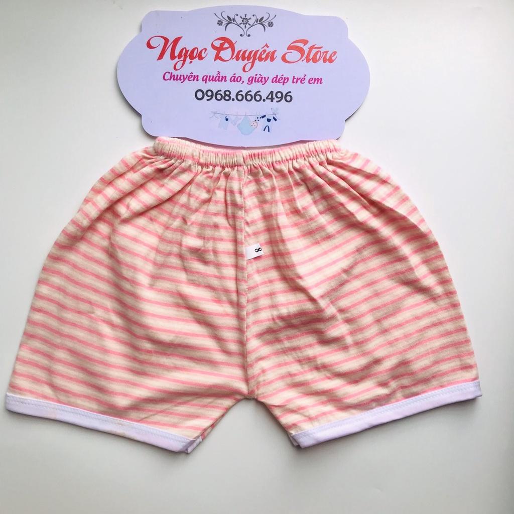 Quần đùi chục, cotton cho bé trai bé gái 10-12kg