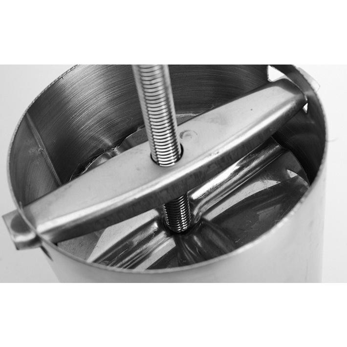 Khuôn làm giò xào inox, khuôn giò inox tiện dụng, khuôn ép giò xào, dụng cụ làm giò loại 1KG