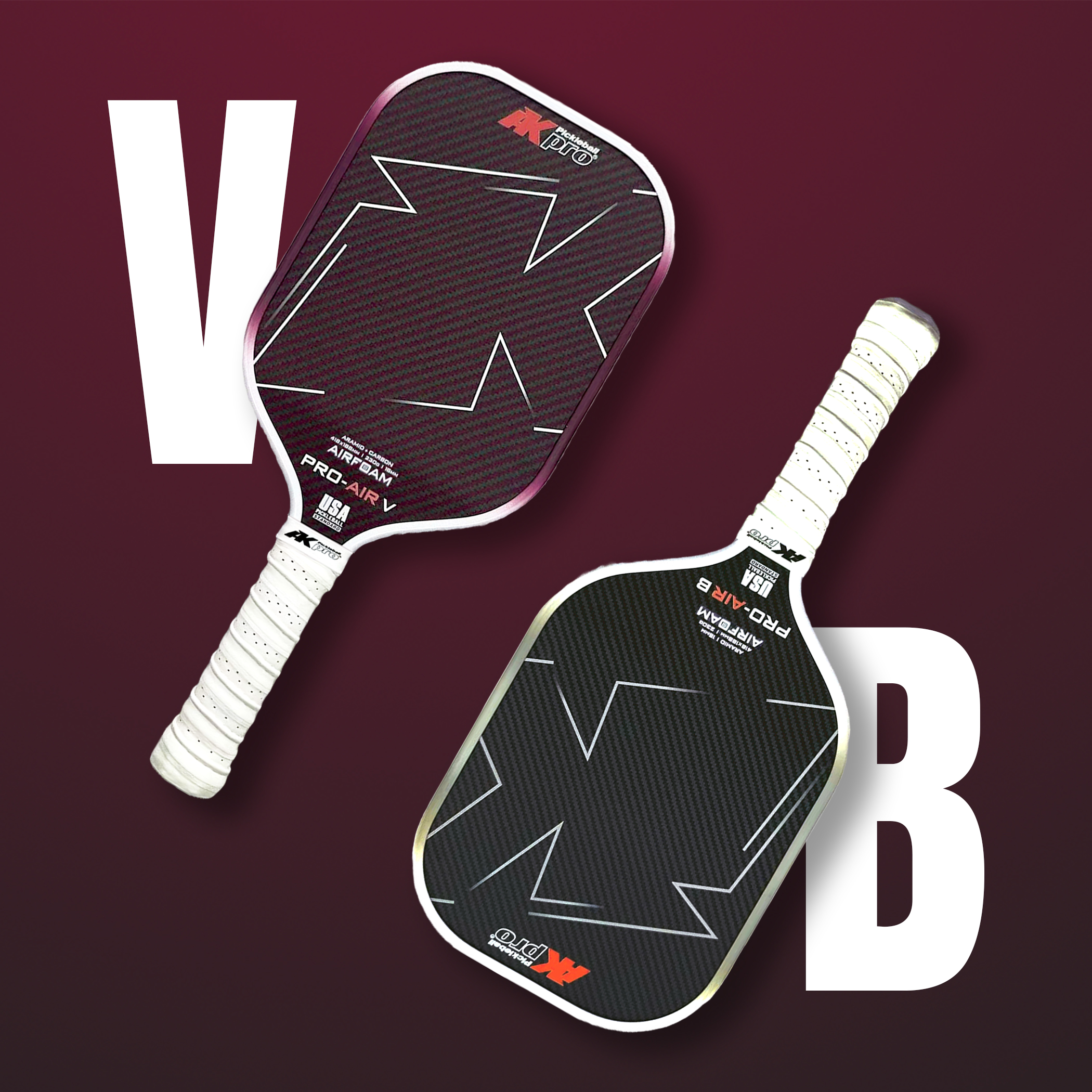 Vợt Pickleball PRO-AIR V - Aramid + Carbon