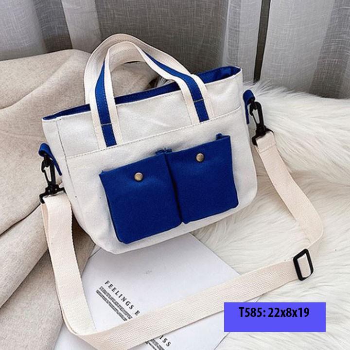 Túi tote vải bố cá tính phong cách hàn quốc T585
