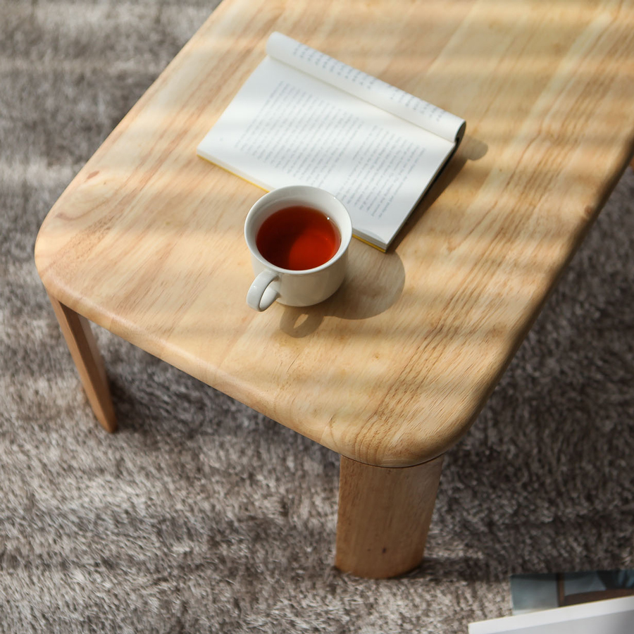 Bàn Trà Sofa C Table Nội Thất Kiểu Hàn - Gỗ Tự Nhiên (Size XS)
