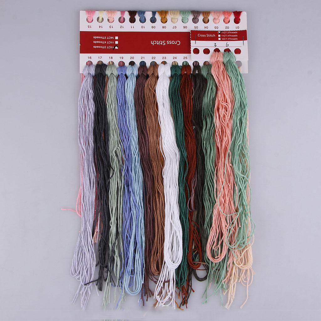 Country Landscape Stamped Counted Cross Stitch Kits for Beginners 11CT DIY