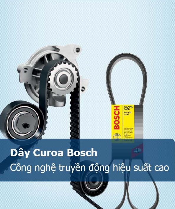 Dây curoa Toyota Altis 1.3 (2000-2007), Yaris 1.5 (2006-2014) - Bosch 4PK1180