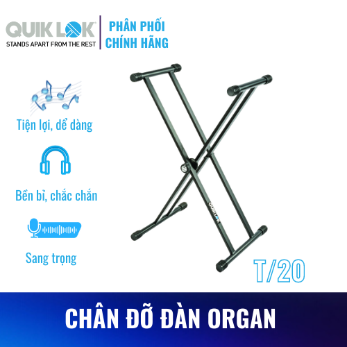 Chân Đàn Organ QUIK LOK T/20 BK