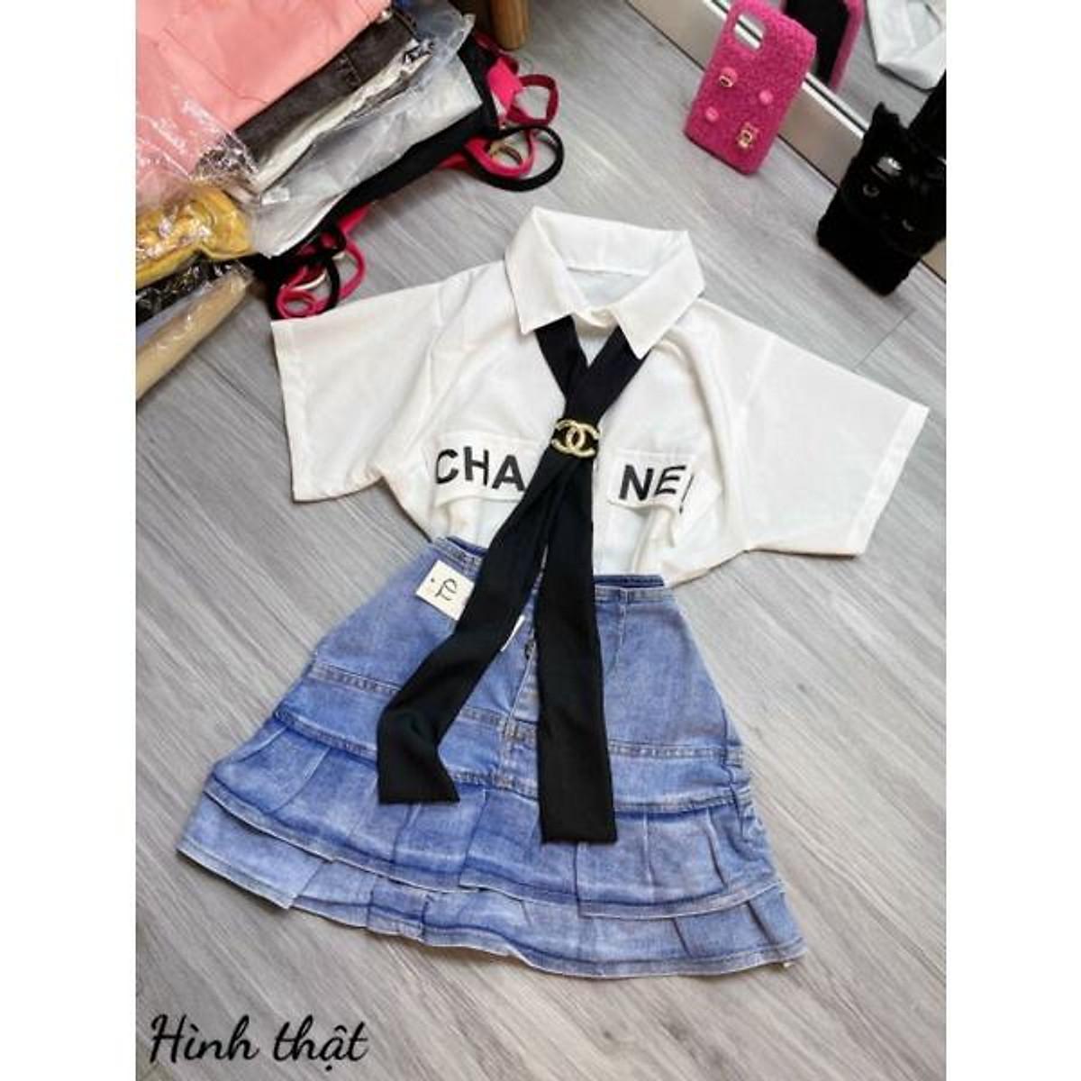 Áo sơ mi tay ngắn kèm cà vạt alohaboutique