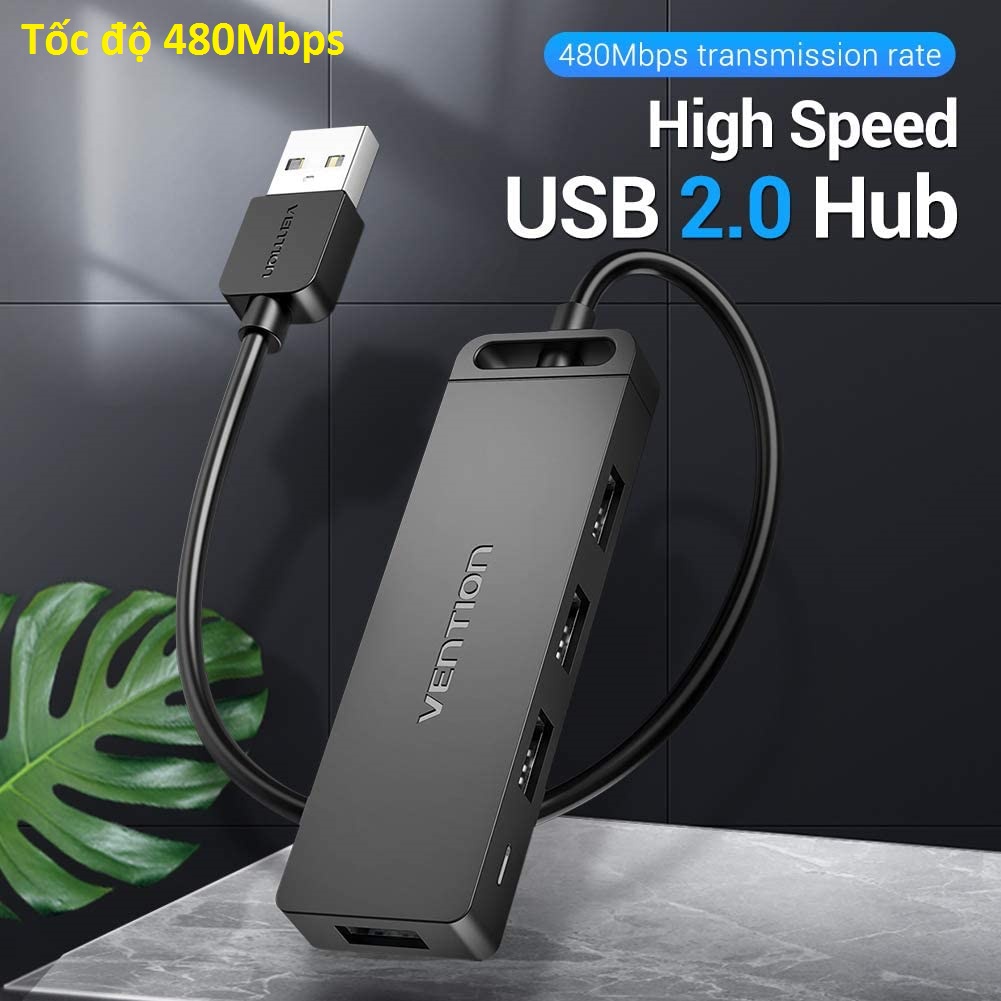 Hub/ bộ chuyển cổng USB 3.0 ra 4 cổng USB 3.0 Vention  CHLBB - Hàng chính hãng