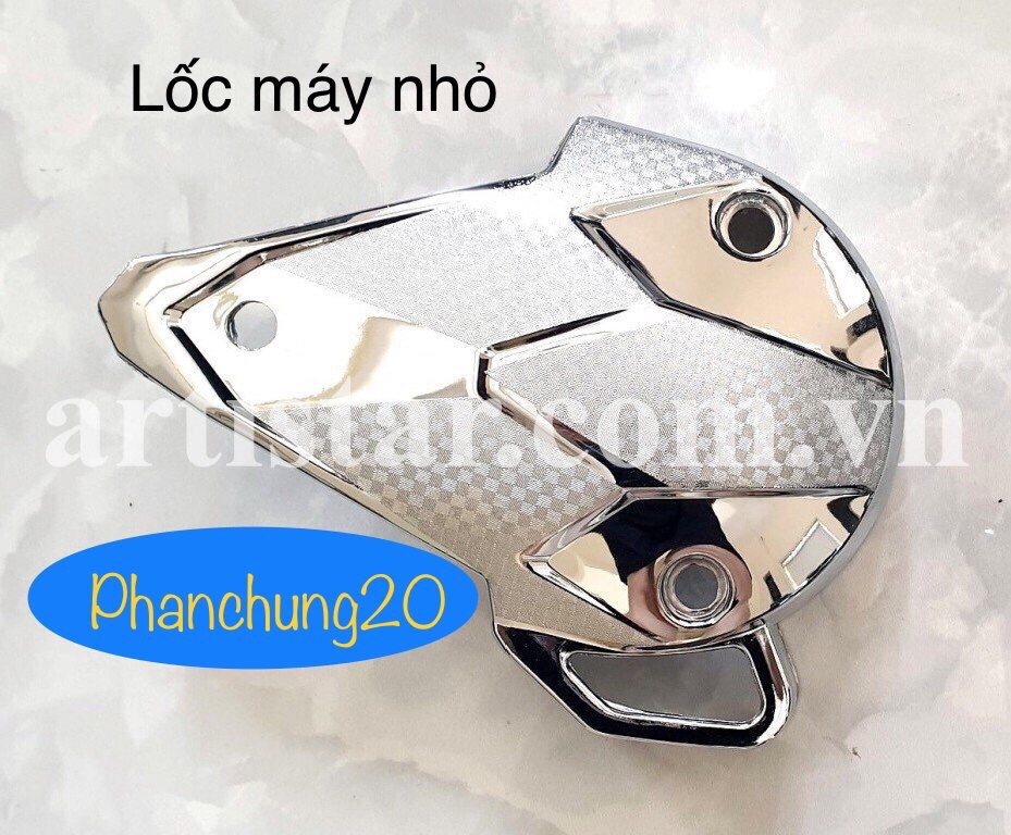 BỘ ỐP LỐC MÁY LỚN / NHỎ DÙNG CHO ĐỜI XE AB 2016 2017 2018 2019 CROM