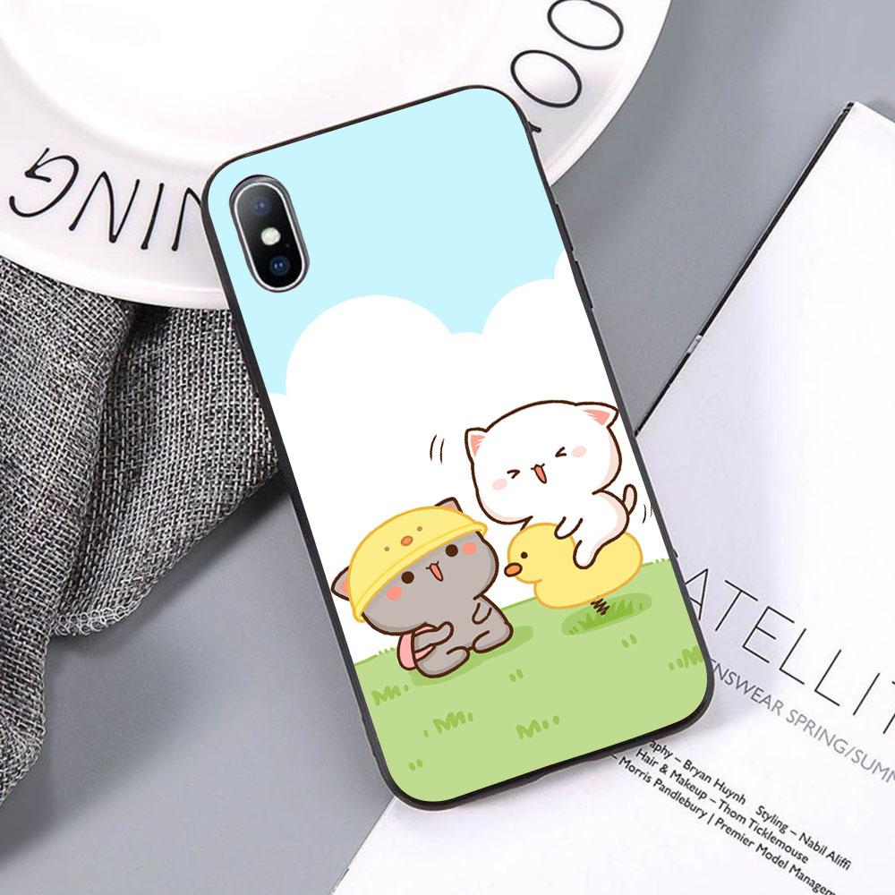 Ốp chống sốc cặp đôi chibi hot new dành cho iphone xs max / 11 pro max / 12 pro max / 12 mini / se / 5 / 6 / 7 - PC143