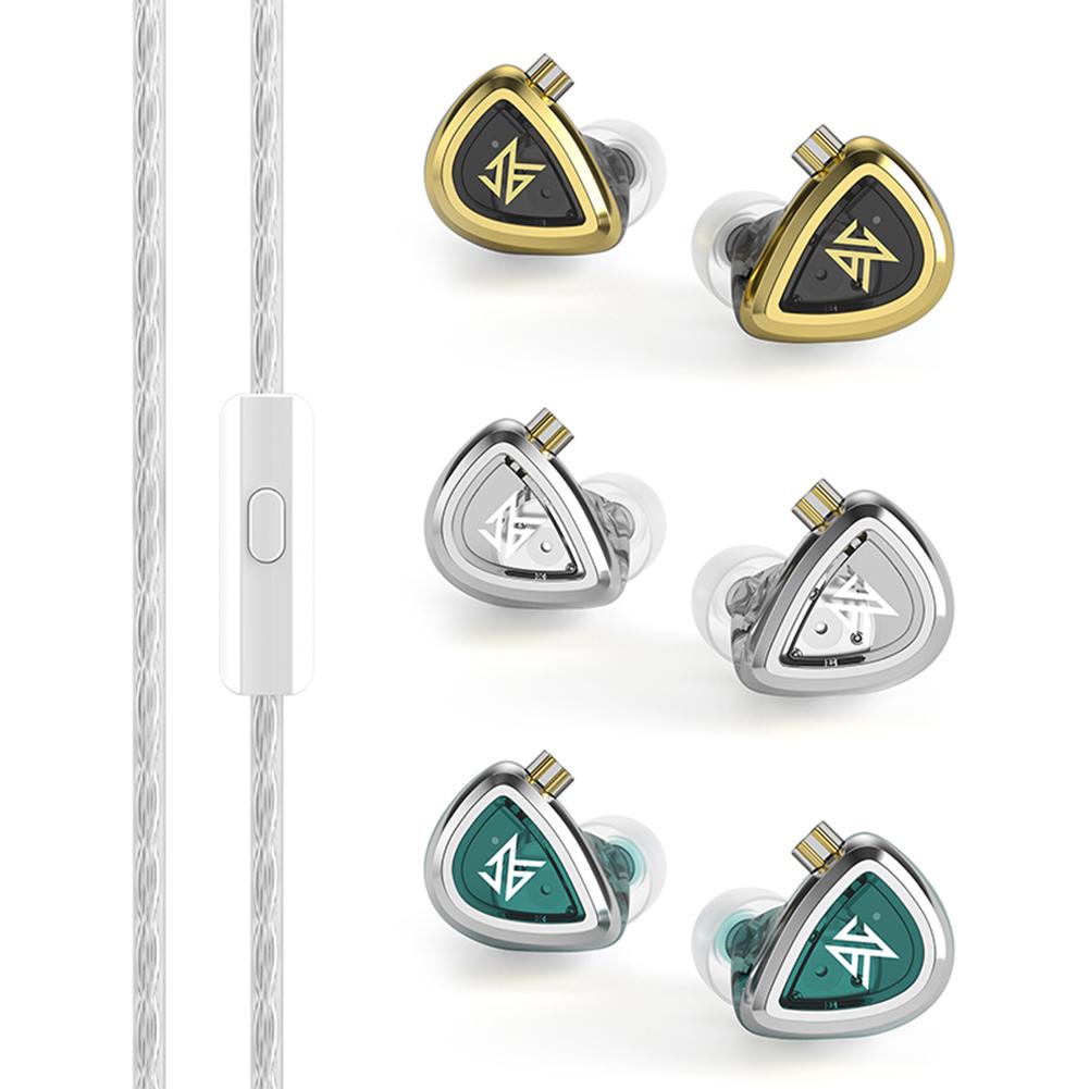 KZ EDA Bộ 3 trong 1 Tai nghe bass phù hợp với dây 3,5 mm Tai nghe Bass/Cân bằng/Hi-Res Tai nghe nhét tai Khử tiếng ồn Tai nghe có dây HiFi