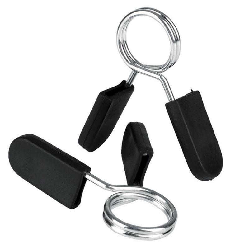 2pcs Dumbbell Standard Barbell Gym Weight Lifting Bar Spring Buckle Lock Clamp Spring Collar Clips 28mm/30mm Fitness Accessories