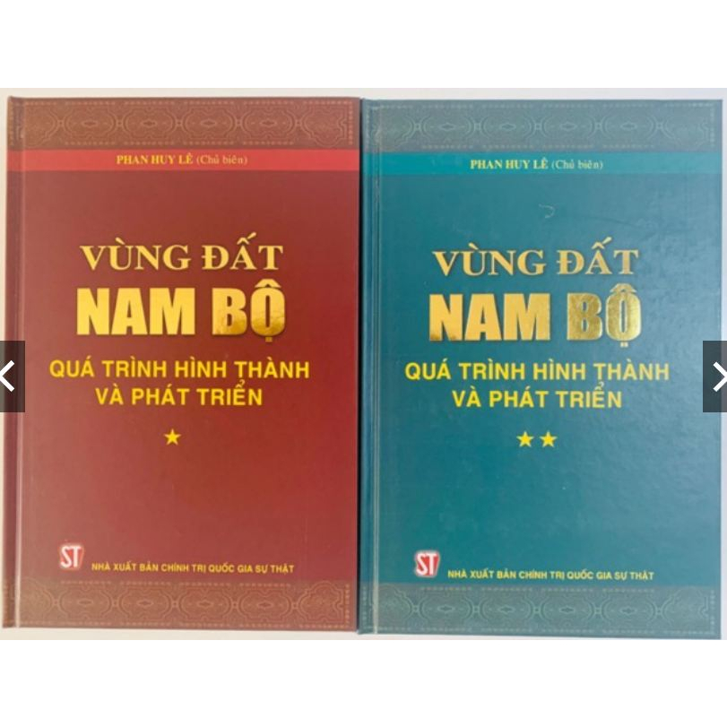 Vùng Đất Nam Bộ: Quá Trình Hình Thành Và Phát Triển - Giáo sư Phan Huy Lê chủ biên - Bộ 2 tập bìa cứng