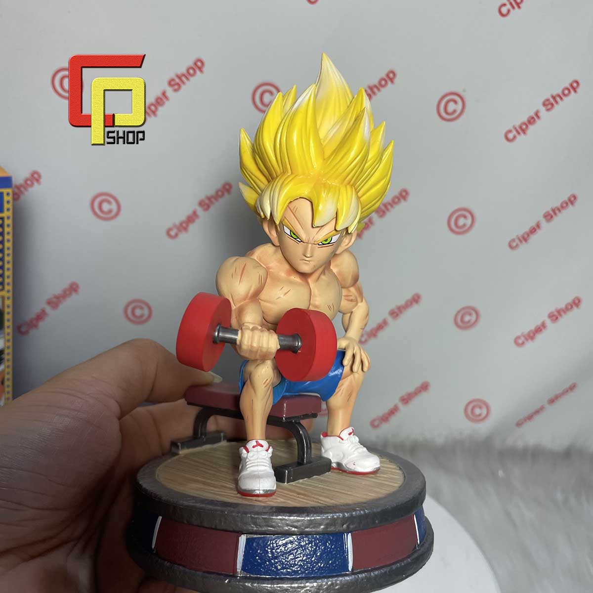 Mô hình Son Goku tập tạ - Figure Goku 7 viên ngọc rồng