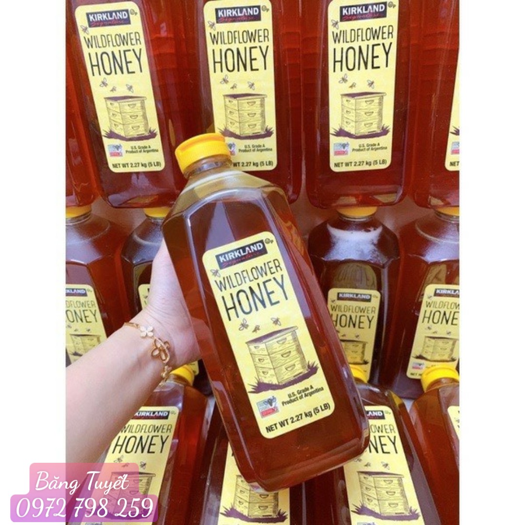 Mật Ong Kirkland Organic Honey Bears 2,27kg ( Chuẩn Hàng Mỹ)