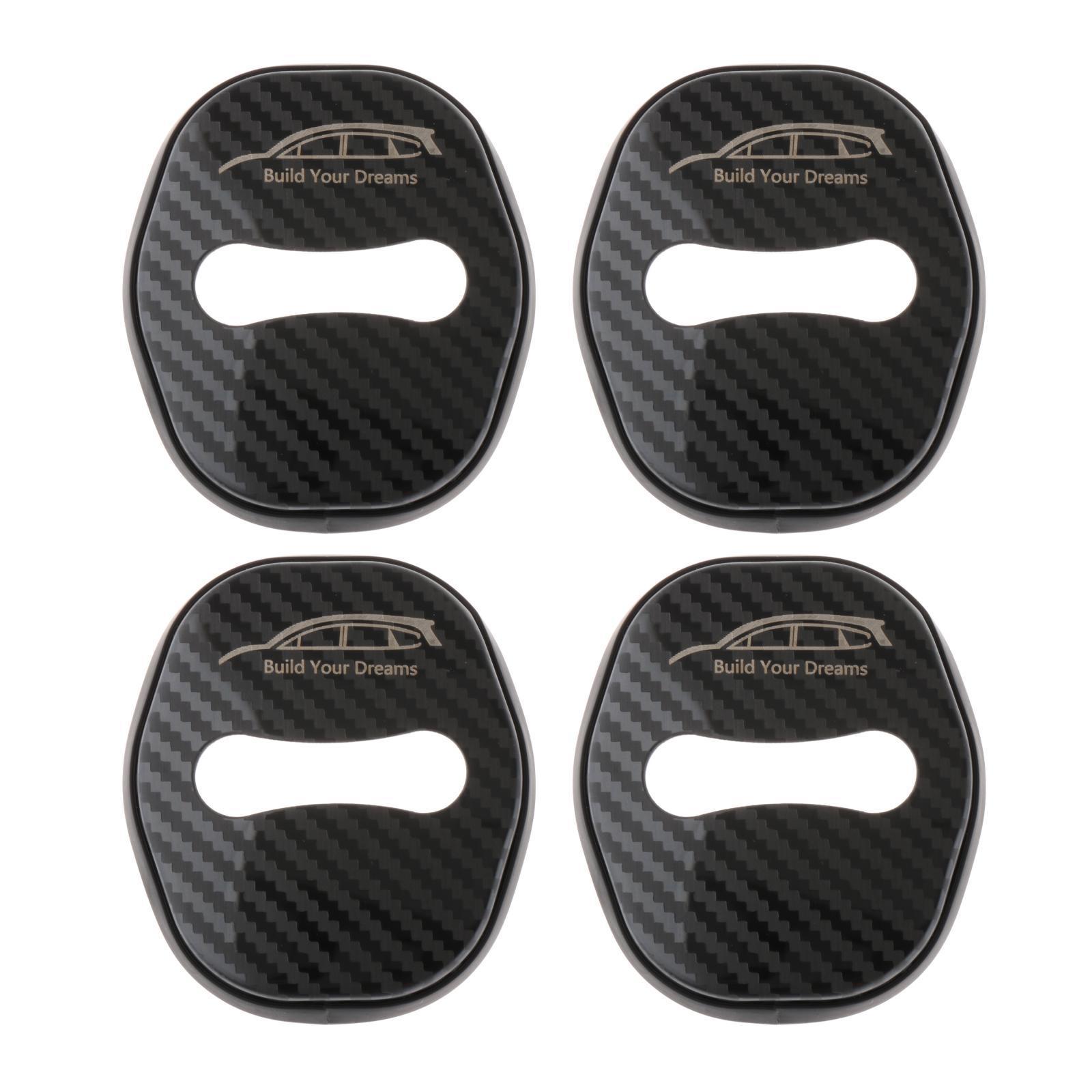 4 Pieces Stainless Steel Door Lock Cover for Byd Atto 3 Yuan Plus