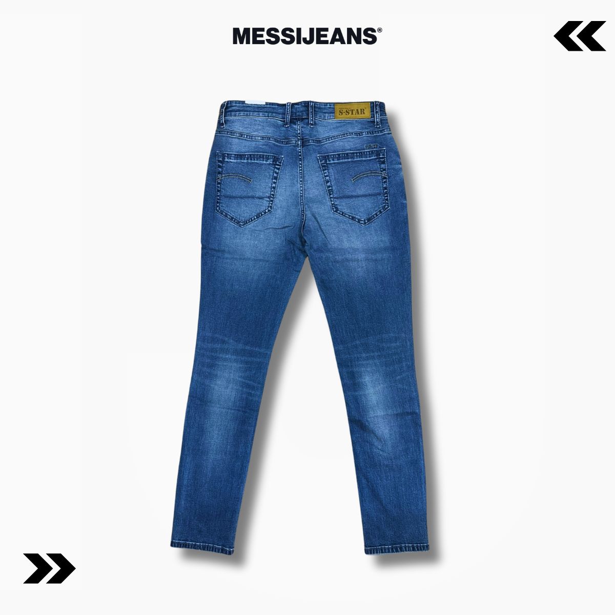 Quần Jeans nam dáng basic Slim Fit Co Giãn Tốt, Bền Màu, Form Trẻ Trung MESSIJEANS SSTAR SJM1119-23