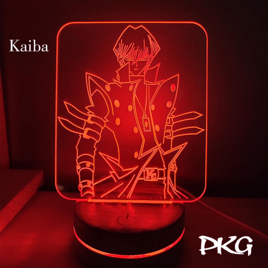 Đèn Ngủ Led 3D KAIBA nhân vật Anime phát sáng 16 màu cảm ứng có điều khiển từ xa