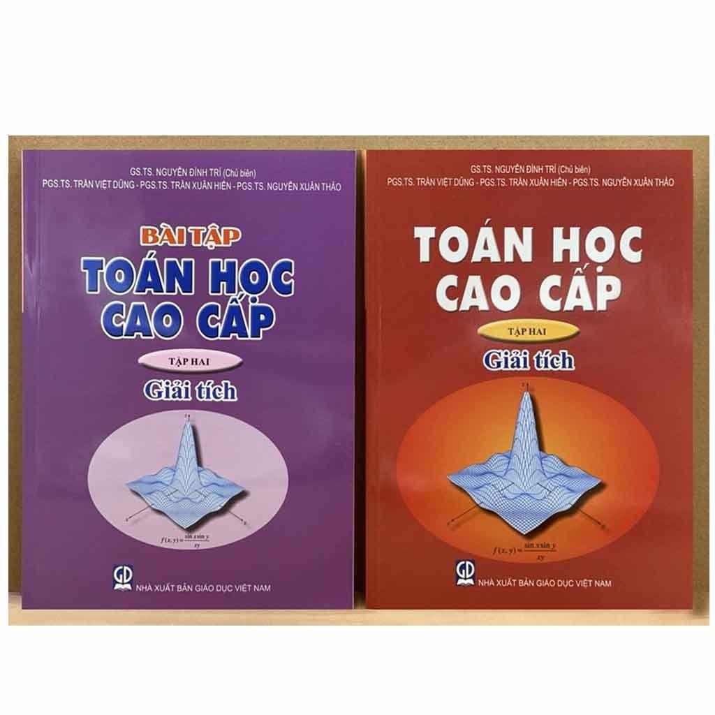 Sách - Combo Toán Học Cao Cấp - Bài Tập Toán Học Cao Cấp - Tập 2 (Giải Tích) - KHỔ TO - HV - ảnh 5
