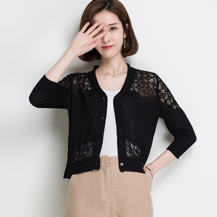 Áo Cardigan Nữ Duyên Dáng ALN040 MayHomes Áo Khoác Kiểu Nhẹ Và Cute