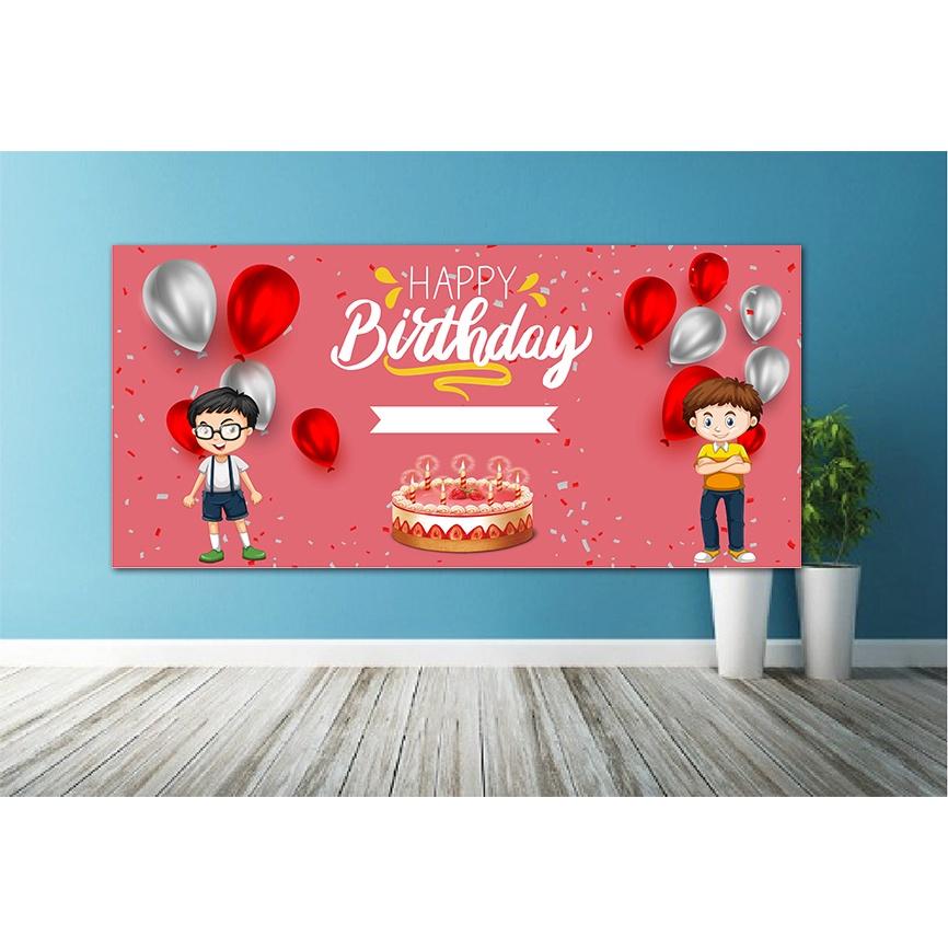 Banner sinh nhật, băng rôn trang trí tiệc, happy birday, bảng trang trí sinh nhật nhiều mẫu