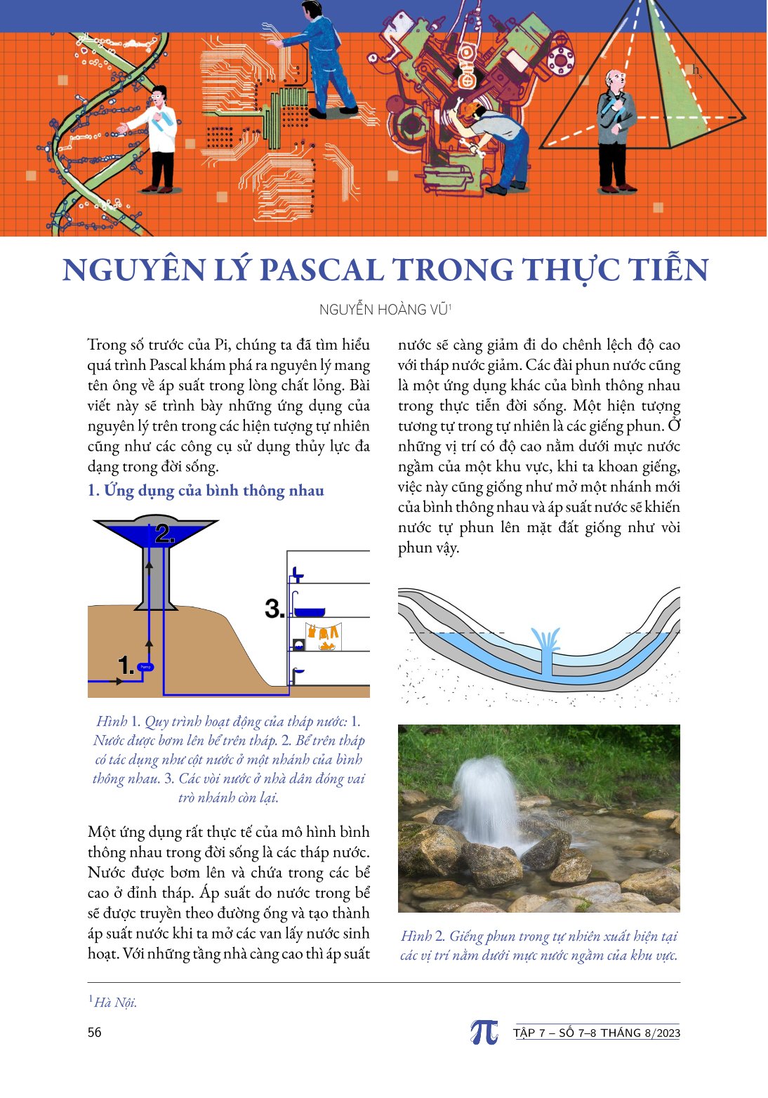 Tạp chí Pi - Hội Toán học Việt Nam số 7-8/ tháng 8 năm 2023