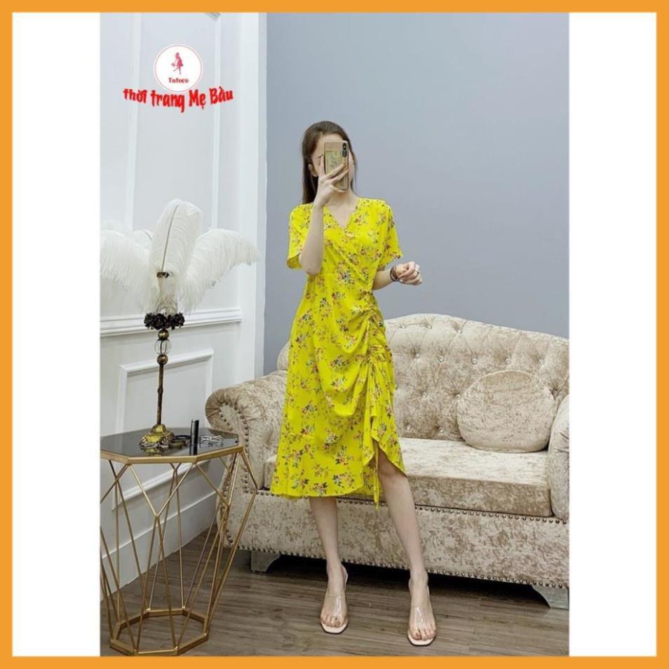 đầm bầu công sở hoa nhí New 5 màu (hình thật) (shop Tatoco