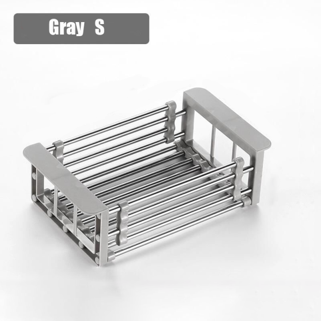 Phụ Kiện Nhà Bếp Có Thể Thu Vào Điện Giá Treo Bồn Rửa Bát Gác Rau Củ Quả Điện Rổ Giá Đựng Dụng Cụ